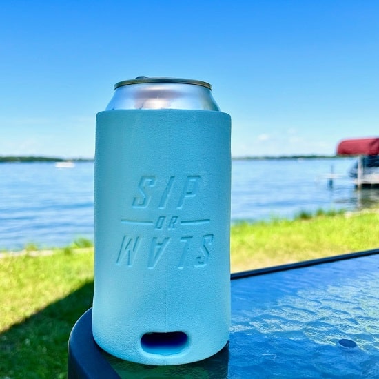 Shotgun Cozy is perfect for lake days