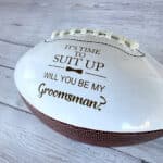 Proposal Football - Groomsman Bow Tie Design