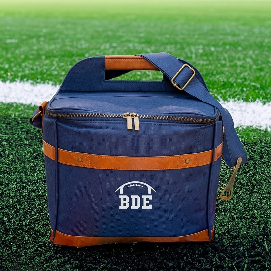 SIDELINER Personalized Football Cooler