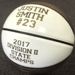 Custom Engraved Basketball