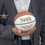Personalized Mini Basketball for Ring Bearer and Junior Groomsmen