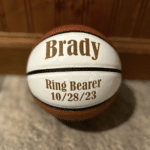 mini basketball for ring bearer