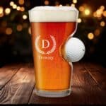 Benshot golf ball beer glasses