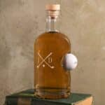 Personalized 25oz. Whiskey Decanter with Embedded a Titleist Golf Ball