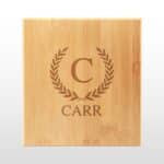 Bamboo Whiskey Stones Set - Laurel Wreath
