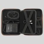 The travel tech case is perfect for storing cords, chargers, USB drives, power banks and small devices.