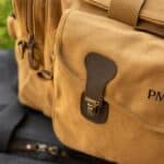 Vegan leather accents add extra elevation to the overall look of the Long Weekend Bag