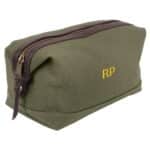 The Alderman Personalized Dopp Kit in Green