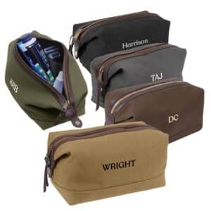The Alderman Personalized Premium Canvas Travel Kit