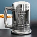 Gunmetal Mug - Square Monogram Design