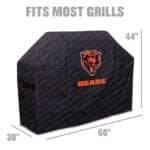 The NFL team logo grill covers are available for most teams and are sized to fit most standard BBQ grills