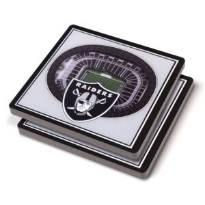 2PC. NFL StadiumView 3D Coasters