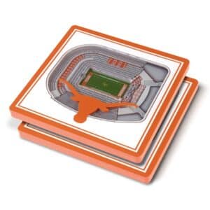 2pc. NCAA College Football StadiumView 3D Coasters
