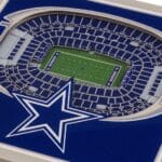 Close-up NFL StadiumView 3D Coasters