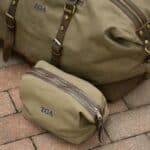 Langston Men's Travel Bag Set in Olive Drab Green