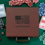 Poker Set - FOOTBALL - AMERICAN FLAG
