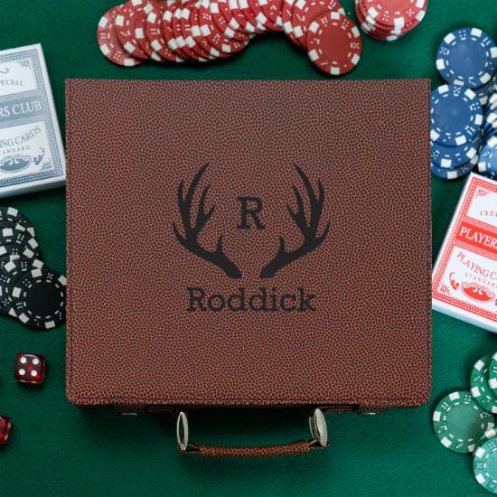 Poker Set - FOOTBALL - ANTLER