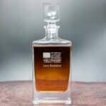 Rectangle Decanter AMERICAN FLAG