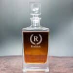 Rectangle Decanter LAUREL WREATH