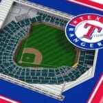 Close-up of MLB StadiumView 3D Coaster