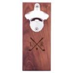 Wall Mounted Bottle Opener - CROSSED CLUBS