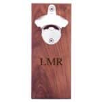 Wall Mounted Bottle Opener - STANDARD INITIALS