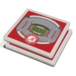 Alabama Crimson Tide StadiumView 3D Coasters