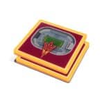 Arizona State Sun Devils StadiumView 3D Coasters