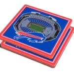 NFL Coasters with Buffalo Bills Stadium