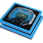 NFL Coasters with Carolina Panthers Stadium