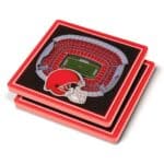 NFL Coasters with Cleveland Browns Stadium
