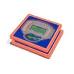 Florida Gators StadiumView 3D Coasters