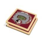 Florida State Seminoles StadiumView 3D Coasters
