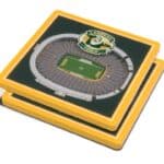NFL Coasters with Green Bay Packers Stadium