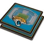 NFL Coasters with Jacksonville Jaguars Stadium