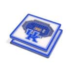 Kentucky Wildcats NCAA StadiumView 3D Coaster Set
