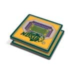 North Dakota State Bison StadiumView 3D Coasters