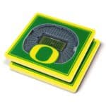Oregon Ducks StadiumView 3D Coasters