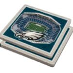 NFL Coasters with Philadelphia Eagles Stadium