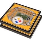 NFL Coasters with Pittsburgh Steelers Stadium