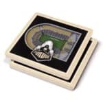 Purdue Boilermakers Football StadiumView 3D Coasters