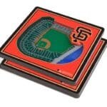 San Francisco Giants 2pc. StadiumView 3D Coasters