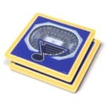 St. Louis Blues NHL 3D StadiumView Coasters