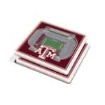 Texas A&M Aggies StadiumView 3D Coasters