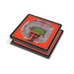 Texas Tech Red Raiders StadiumView 3D Coasters