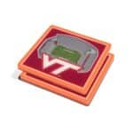 Virginia Tech Hokies StadiumView 3D Coasters