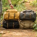The backpack quickly and easily converts into a duffle bag that has ample storage for weekends in the woods.