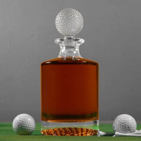 Premium golf decanter (blank - no engraving)