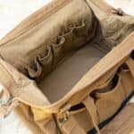 Interior view of the tool bag while empty