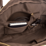 Men's brief bag - interior pockets
